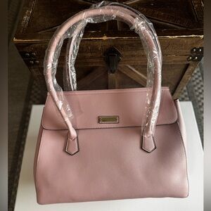 NWT - London Fog Mallie Tote - Blush Pink Satchel